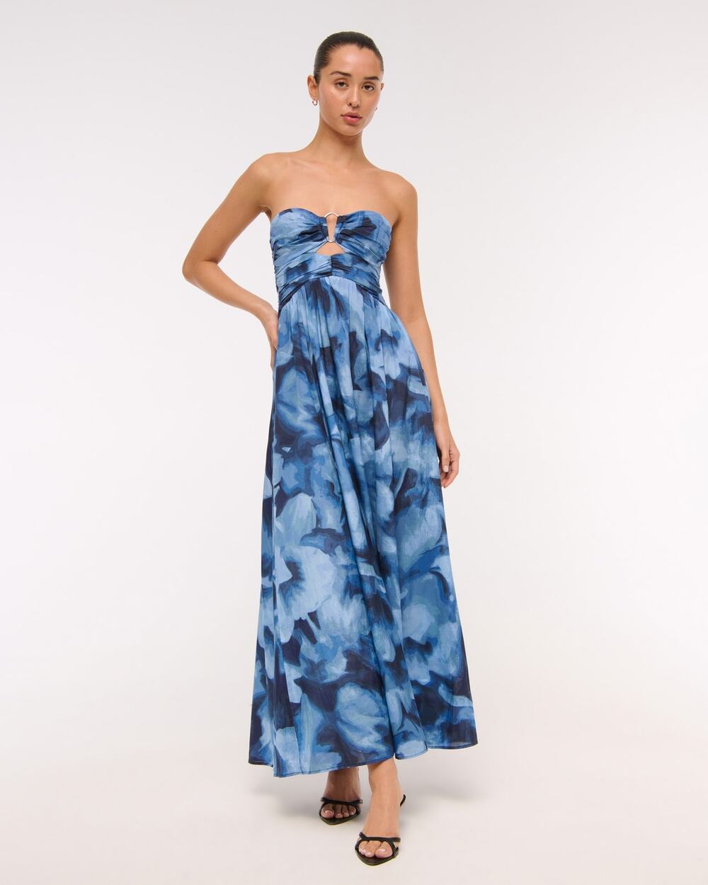Abercrombie Strapless Hardware Maxi Dress, VGUC, Size XS